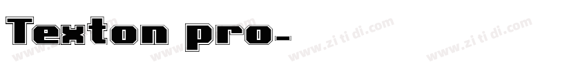 Texton pro字体转换